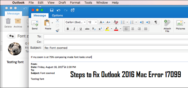 Opening Olm In Outlook For Mac 2016